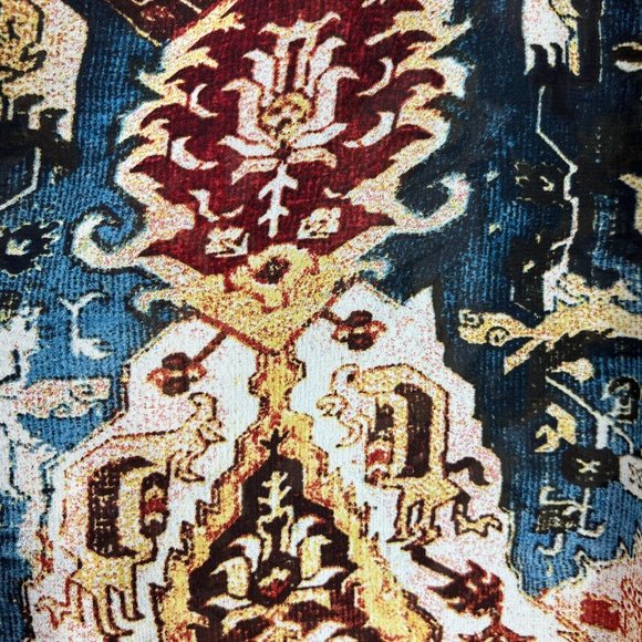 Chaps Blouse Top 3X Multicolor Printed Sheer Balloon Sleeve V-Neck Womens Plus - Picture 8 of 11